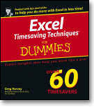 training resources: Excel timesaving techniques for dummies